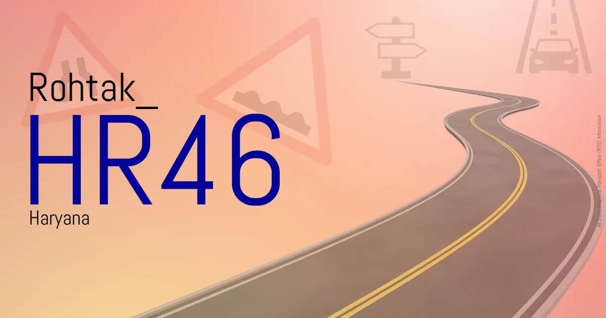 HR46 || Rohtak