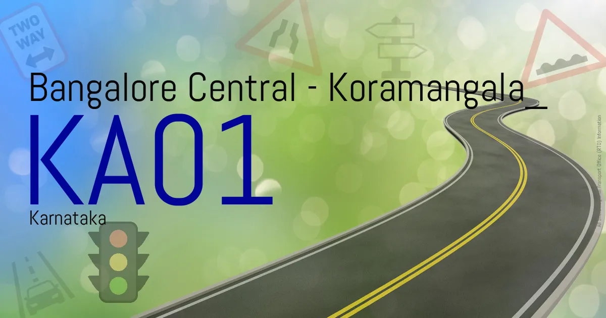 KA01 || Bangalore Central - Koramangala